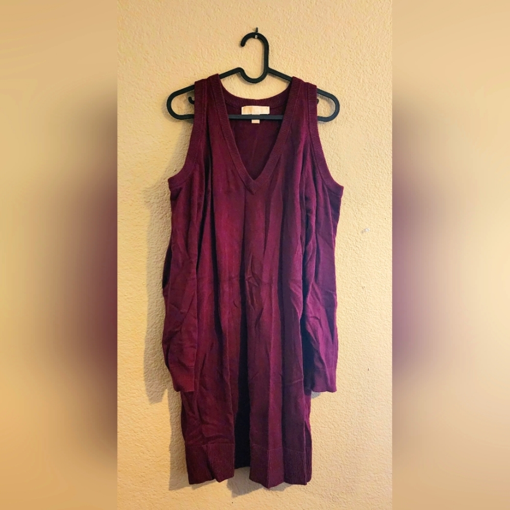 Michael Kors Burgundy sweater dress